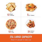 VEVOR 12-in-1 Air Fryer Toaster Oven Combo