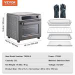 VEVOR 12-in-1 Air Fryer Toaster Oven Combo