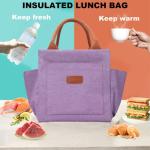 Joymee Insulated Lunch Bag with Side Pockets