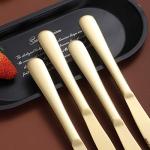 Gold Stainless Steel Steak Knife Set of 4