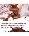 Mini 16oz Chocolate Fondue Fountain with Treat Tray