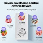 2.0 Cu. Ft. Black Chest Freezer with Basket