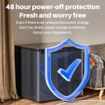 2.0 Cu. Ft. Black Chest Freezer with Basket