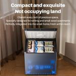 2.0 Cu. Ft. Black Chest Freezer with Basket