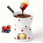 YumiPLUS Sweet Cheese Fondue Set with Forks