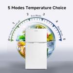 BANGSON 3.2 CU.FT Mini Fridge with Freezer
