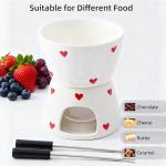 YumiPLUS Sweet Cheese Fondue Set with Forks