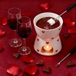 YumiPLUS Sweet Cheese Fondue Set with Forks