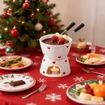 YumiPLUS Sweet Cheese Fondue Set with Forks