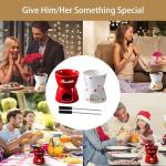 YumiPLUS Sweet Cheese Fondue Set with Forks