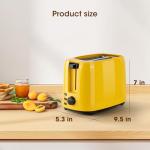 iSiLER 2 Slice Bagel Toaster with 7 Settings