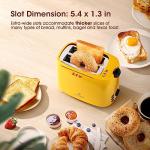 iSiLER 2 Slice Bagel Toaster with 7 Settings