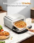 Electric Pizza Oven for Quick 12” Pizzas
