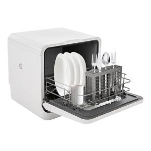 Portable 785W Countertop Dishwasher with Child Lock