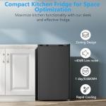 COWSAR 3.2 Cu.Ft Compact Refrigerator with Freezer