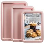 HONGBAKE Nonstick Baking Sheet Pan Set - 3 Pack