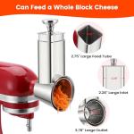 Stainless Steel Cheese Grater and Vegetable Slicer