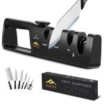 ADDYNO 4-in-1 Knife Sharpener with Scissors Slot