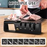 ADDYNO 4-in-1 Knife Sharpener with Scissors Slot