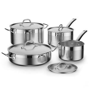 Stainless Steel 8-Piece Cookware Set