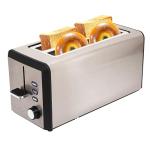 4-Slice Stainless Steel Toaster with Extra-Wide Slots
