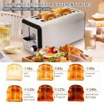 4-Slice Stainless Steel Toaster with Extra-Wide Slots
