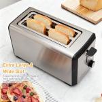 4-Slice Stainless Steel Toaster with Extra-Wide Slots