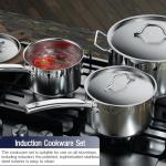 Stainless Steel 8-Piece Cookware Set