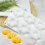 Flower-Shaped Silicone Donut Molds - 6 Cavity