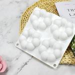 Flower-Shaped Silicone Donut Molds - 6 Cavity