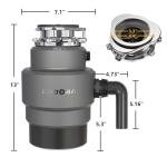 Chooba 3/4HP Continuous Feed Garbage Disposal