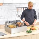 Heavy-Duty Electric Deep Fryer with Baskets