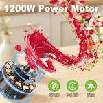 1200W Personal Smoothie Blender with Travel Cups