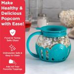 Ecolution Microwave Popcorn Popper - Teal 1.5 Quart