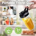 1200W Personal Smoothie Blender with Travel Cups