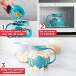 Ecolution Microwave Popcorn Popper - Teal 1.5 Quart