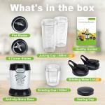 1200W Personal Smoothie Blender with Travel Cups