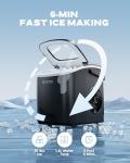 Portable Countertop Ice Maker with Auto-Cleaning