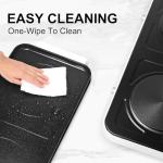 AEWHALE Double Burner Electric Hot Plate with Griddle