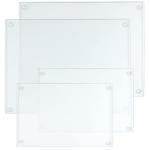 Hacaroa 4 Pack Non-Slip Tempered Glass Cutting Boards