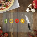 Hacaroa 4 Pack Non-Slip Tempered Glass Cutting Boards