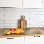 Hacaroa 4 Pack Non-Slip Tempered Glass Cutting Boards