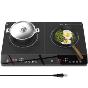 Zarbaco Portable Double Induction Cooktop - 1800W
