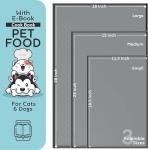 Dog Food Mat with Raised Edges for Easy Cleanup