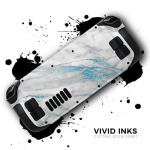 Steam Deck Skin Decal - Marble & Blue Frosted