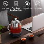 Topwit BPA-Free Glass Electric Kettle with Infuser