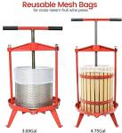 Fruit Wine Cider Press - 4.75 Gallon Capacity