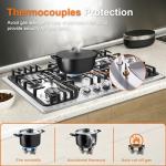 30-Inch Built-In Gas Cooktop with Griddle