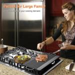 30-Inch Built-In Gas Cooktop with Griddle