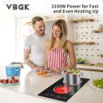 VBGK 12-Inch Electric Cooktop with Touch Control
